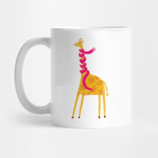 Giraffe in a scarf Mug